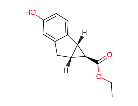 Cycloprop[a]indene-1-carboxylic acid, 1,1a,6,6a-tetrahydro-4-hydroxy-, ethyl ester, (1S,1aS,6aR)-