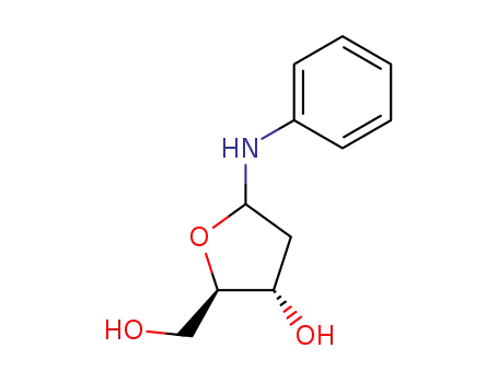 Molecular Structure of 81366-70-3 (2-Deoxy-N-phenyl-D-erytho-pentofuranosylamine)