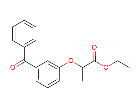 74167-91-2,ethyl 2-[3-(phenylcarbonyl)phenoxy]propanoate,