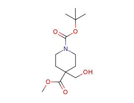 1006044-27-4,4-Hydroxymethyl-Piperidine-1,4-Dicarboxylic Acid 1-Tert-Butyl Ester 4-Methyl Ester,1-tert-butyl 4-methyl 4-(hydroxymethyl)piperidine-1,4-dicarboxylate