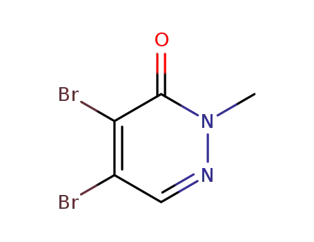 Molecular Structure of 13645-74-4 (4,5-DIBROMO-2-METHYL-2H-PYRIDAZIN-3-ONE)
