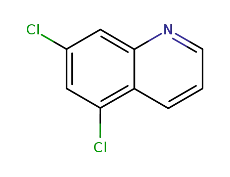 Molecular Structure of 4964-77-6 (5,7-Dichloroquinoline)