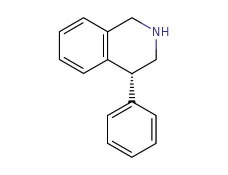 89160-45-2,4-phenyl-1,2,3,4-tetrahydroisoquinoline,Isoquinoline,1,2,3,4-tetrahydro-4-phenyl-, (R)-; (-)-4-Phenyltetrahydroisoquinoline