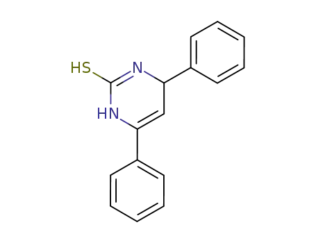 Molecular Structure of 6381-55-1 (4,6-DIPHENYL-1,2,3,4-TETRAHYDROPYRIMIDINE-2-THIONE)