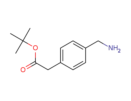 Molecular Structure of 479586-24-8 ((3-AMINOMETHYL-PHENYL)-ACETIC ACID TERT-BUTYL ESTER)