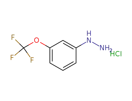 Molecular Structure of 133115-55-6 ((3-TRIFLUOROMETHOXY-PHENYL)-HYDRAZINE HYDROCHLORIDE)
