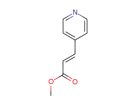 Molecular Structure of 7340-34-3 (4-Pyridinepropenoic acid methyl ester)