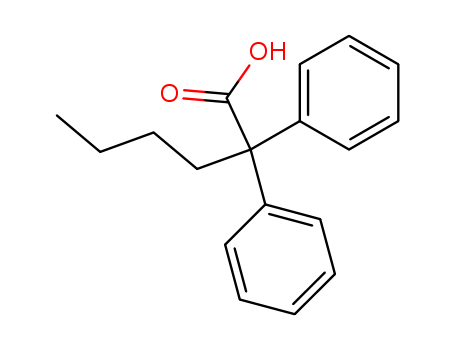 2902-60-5,2,2-diphenylhexanoic acid,Hexanoicacid, 2,2-diphenyl- (6CI,7CI,8CI); NSC 97458