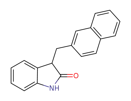 Molecular Structure of 1202521-48-9 (3-(naphthalen-2-ylmethyl)indolin-2-one)
