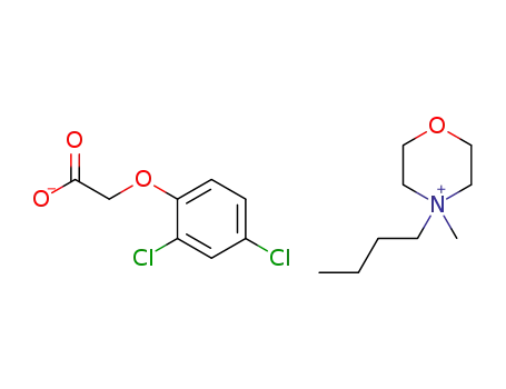 Molecular Structure of 1379462-09-5 (4-n-butyl-4-methylmorpholinium (2,4-dichlorophenoxy)acetate)