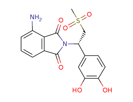 (S)-4-Amino-2-[1-(3,4-dihydroxy-phenyl)-2-methanesulfonyl-ethyl]-isoindole-1,3-dione