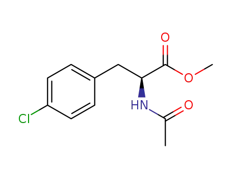 Molecular Structure of 93634-74-3 ((S)-(+)-p-chloro-N-acetyl-L-phenylalanine methyl ester)