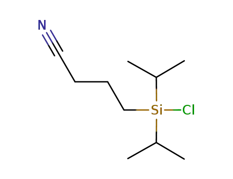 Molecular Structure of 113641-37-5 (3-CYANOPROPYLDIISOPROPYLCHLOROSILANE)