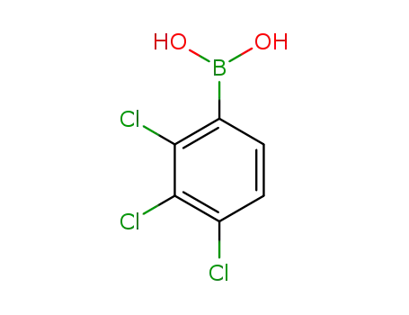 Molecular Structure of 352530-21-3 (2,3,4-Trichlorophenylboronic acid)