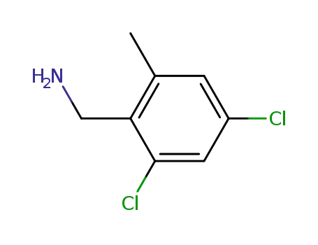 Molecular Structure of 150517-76-3 (2,4-DICHLORO-6-METHYLBENZYLAMINE)