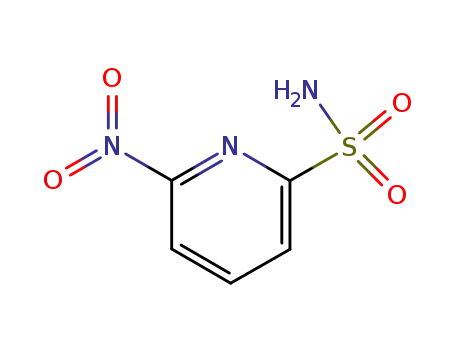 Molecular Structure of 75903-60-5 (6-nitropyridine-2-sulfonamide)