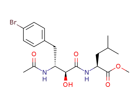 (S)-methyl 2-((2S,3R)-3-acetamido-4-(4-bromophenyl)-2-hydroxybutanamido)-4-methylpentanoate