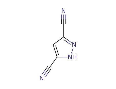 Molecular Structure of 847573-68-6 (1H-Pyrazole-3,5-dicarbonitrile)