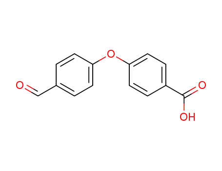Molecular Structure of 2509-18-4 (4-(4-FORMYLPHENOXY)BENZOIC ACID)