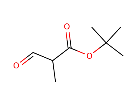 Molecular Structure of 110168-50-8 (Propanoic acid, 2-methyl-3-oxo-, 1,1-dimethylethyl ester)
