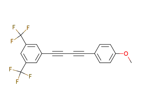 1-[4-(4-Methoxy-phenyl)-buta-1,3-diynyl]-3,5-bis-trifluoromethyl-benzene