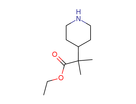 2-Methyl-2-(piperidin-4-yl)propionic acid ethyl ester
