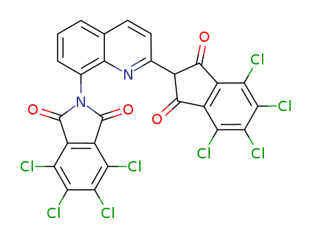 Pigment Yellow 138;3,4,5,6-Tetrachloro-N-[2-(4,5,6,7-tetrachloro-2,3-dihydro-1,3-dioxo-1H-inden-2-yl)-8-quinolyl]phthalimide 30125-47-4