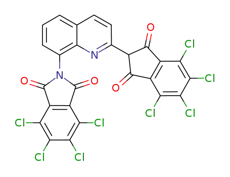 3,4,5,6-Tetrachloro-N-[2-(4,5,6,7-tetrachloro-2,3-dihydro-1,3-dioxo-1H-inden-2-yl)-8-quinolyl]phthalimide