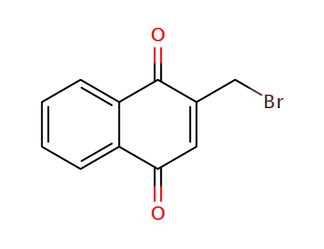 Molecular Structure of 50371-30-7 (1,4-Naphthalenedione, 2-(bromomethyl)-)