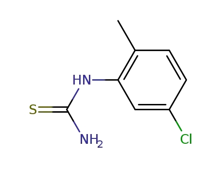 Molecular Structure of 72806-61-2 (1-(5-CHLORO-2-METHYLPHENYL)-2-THIOUREA)