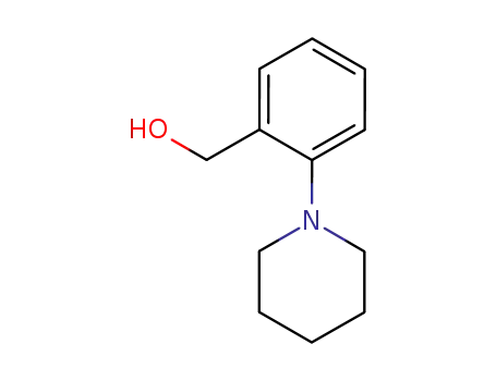 Molecular Structure of 87066-94-2 ((2-PIPERIDIN-1-YL-PHENYL)METHANOL)