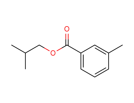 Molecular Structure of 6640-78-4 (Benzoic acid, 3-methyl-, (2-methylpropyl) ester)