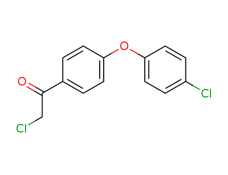 Molecular Structure of 13221-80-2 (4-(4-CHLOROPHENOXY)-2 CHLORO PHENYL ETHANONE)