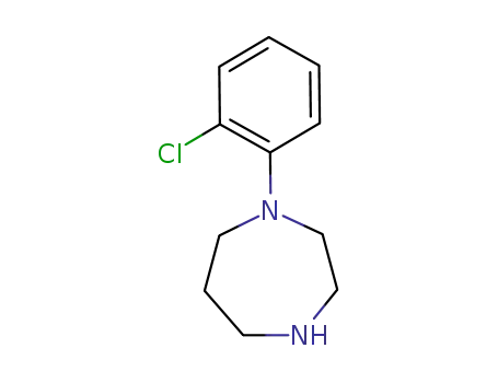Molecular Structure of 866555-51-3 (1-(2-CHLOROPHENYL)-1,4-DIAZEPANE)