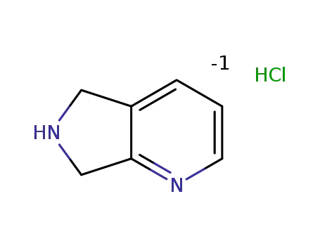 Molecular Structure of 147740-02-1 (6,7-Dihydro-5H-pyrrolo[3,4-b]pyridine dihydrochloride)