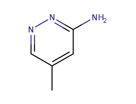 Molecular Structure of 144294-43-9 (5-METHYLPYRIDAZIN-3-AMINE)