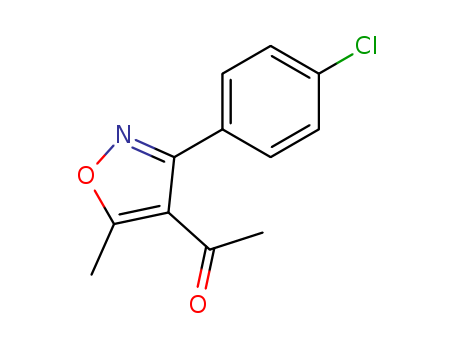 1-[3-(4-Chlorophenyl)-5-methylisoxazol-4-yl]ethan-1-one , 97%