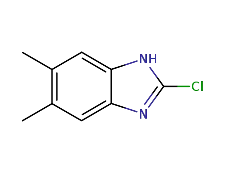 Molecular Structure of 39791-96-3 (2-CHLORO-5,6-DIMETHYLBENZIMIDAZOLE)