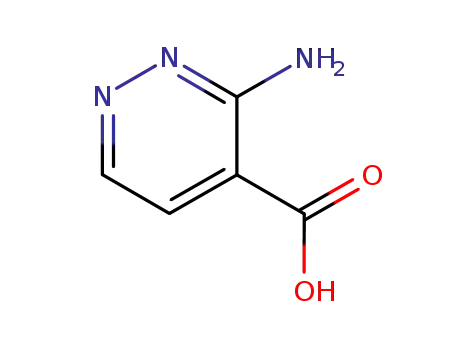 Molecular Structure of 21141-03-7 (3-AMINO-4-PYRIDAZINECARBOXYLIC ACID)