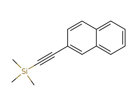 Molecular Structure of 40231-00-3 (trimethyl(2-(naphthalen-2-yl)ethynyl)silane)