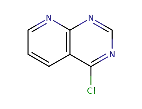Molecular Structure of 28732-79-8 (4-CHLOROPYRIDO[2,3-D]PYRIMIDINE)