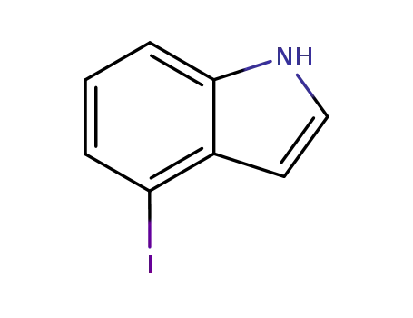 Molecular Structure of 81038-38-2 (4-IODO INDOLE)