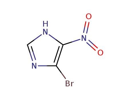 Molecular Structure of 6963-65-1 (5-Bromo-4-nitro-1H-imidazole)