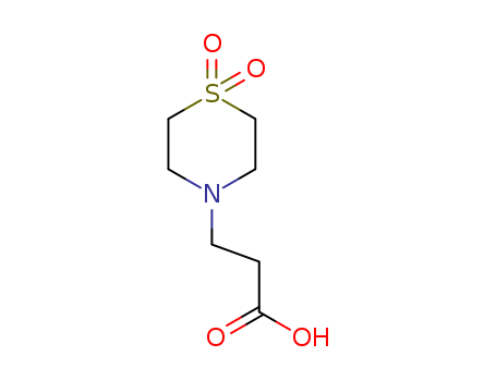 4-Thiomorpholinepropanoicacid, 1,1-dioxide