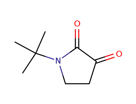 Molecular Structure of 7510-23-8 (1-tert-butylpyrrolidine-2,3-dione)