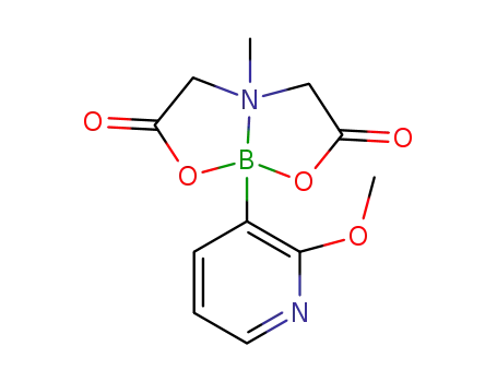 Molecular Structure of 1356823-20-5 (C<sub>11</sub>H<sub>13</sub>BN<sub>2</sub>O<sub>5</sub>)