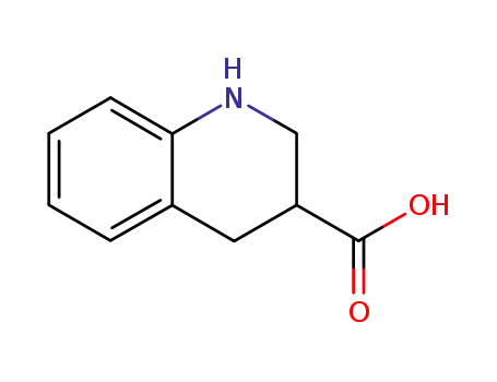 Molecular Structure of 114527-53-6 (1,2,3,4-TETRAHYDRO-QUINOLINE-3-CARBOXYLIC ACID)
