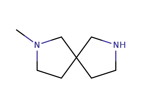 Molecular Structure of 135380-53-9 (2,7-Diazaspiro[4.4]nonane, 2-methyl-)