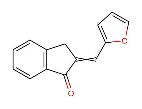 Molecular Structure of 6072-51-1 (1H-Inden-1-one, 2-(2-furanylmethylene)-2,3-dihydro-)