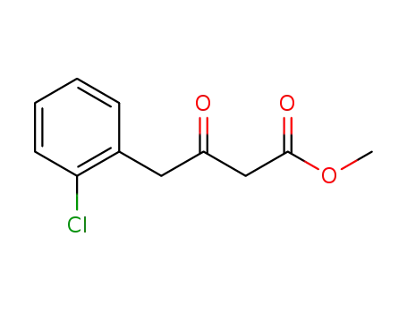 Molecular Structure of 116921-39-2 (4-(2-CHLORO-PHENYL)-3-OXO-BUTYRIC ACID METHYL ESTER)